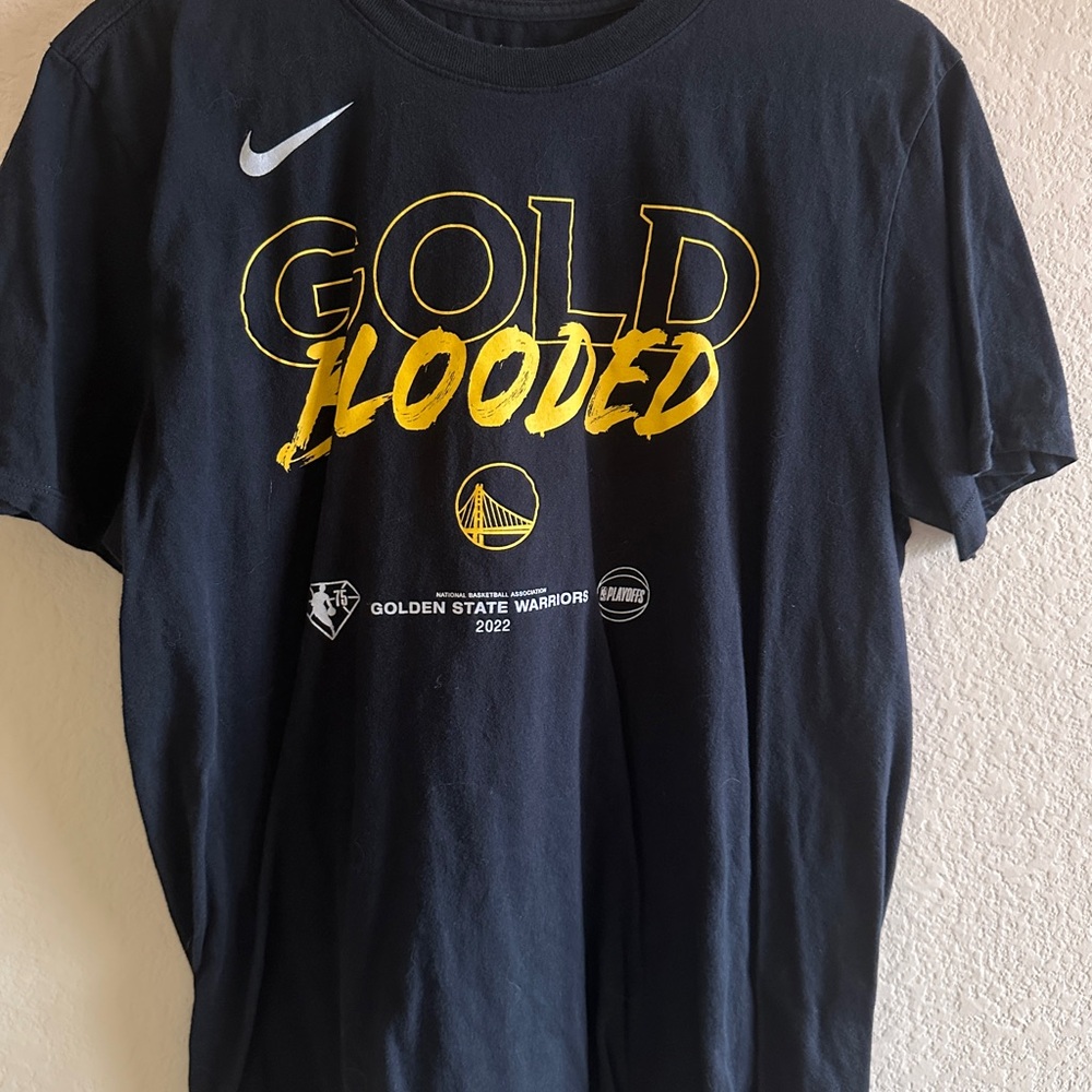 Golden State Warriors Nike Black Tee